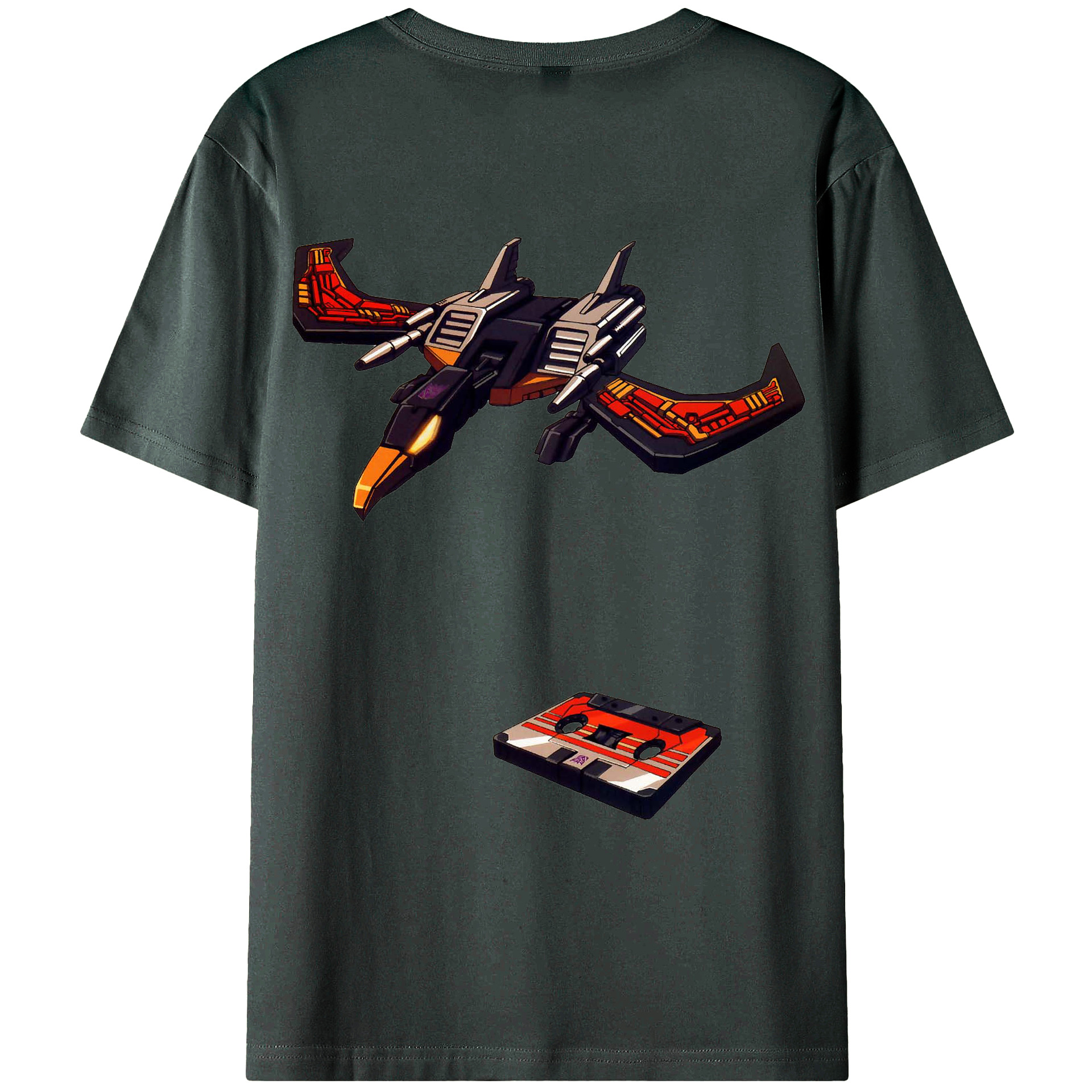 （画像用）  綿100％ メンズ半袖Tシャツ（バックプリント） 通気性
